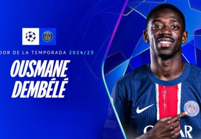 Ousmane Dembélé nombrado Jugador de la Temporada de la UEFA Champions League 2024/25