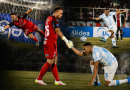 Una noche insólita: tres penales fallados marcaron el empate entre Palestino y Gremio